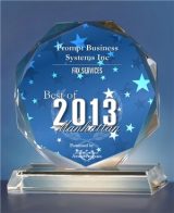 2013 Award Best Service Provider